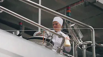 Белая долина. Новое творожное производство.