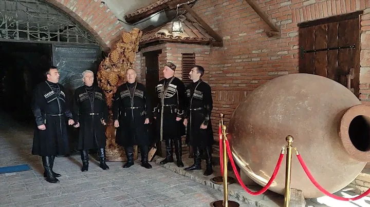 Кахетия. Компания "Хареба". Винный тоннель в Кварели.