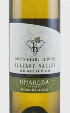 Khareba Alazani Valley White Semi Sweet Грузинское вино Хареба Алазанская Долина Белое Полусладкое 0.75л